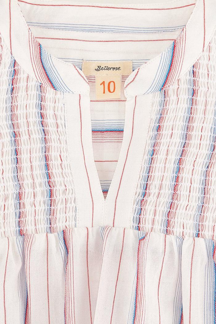 Bellerose Blouse Rayée Courte Pour Filles