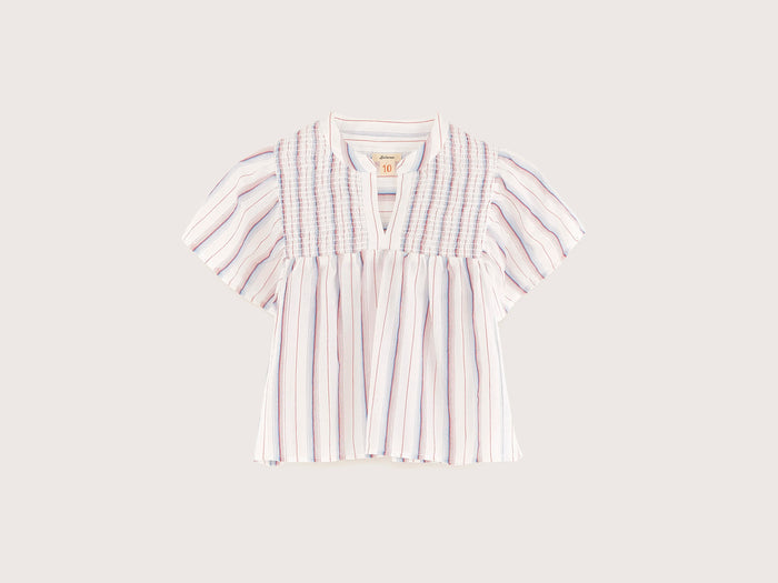 Bellerose Blouse rayée courte pour filles
