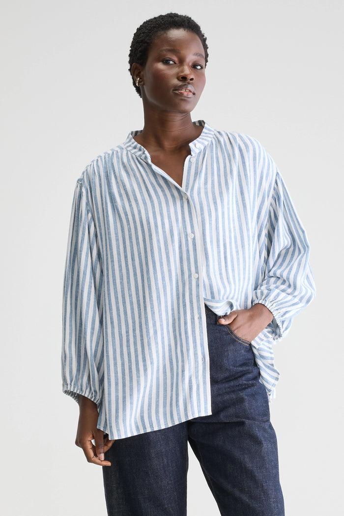 Bellerose Blouse Rayée Grise Pour Femmes