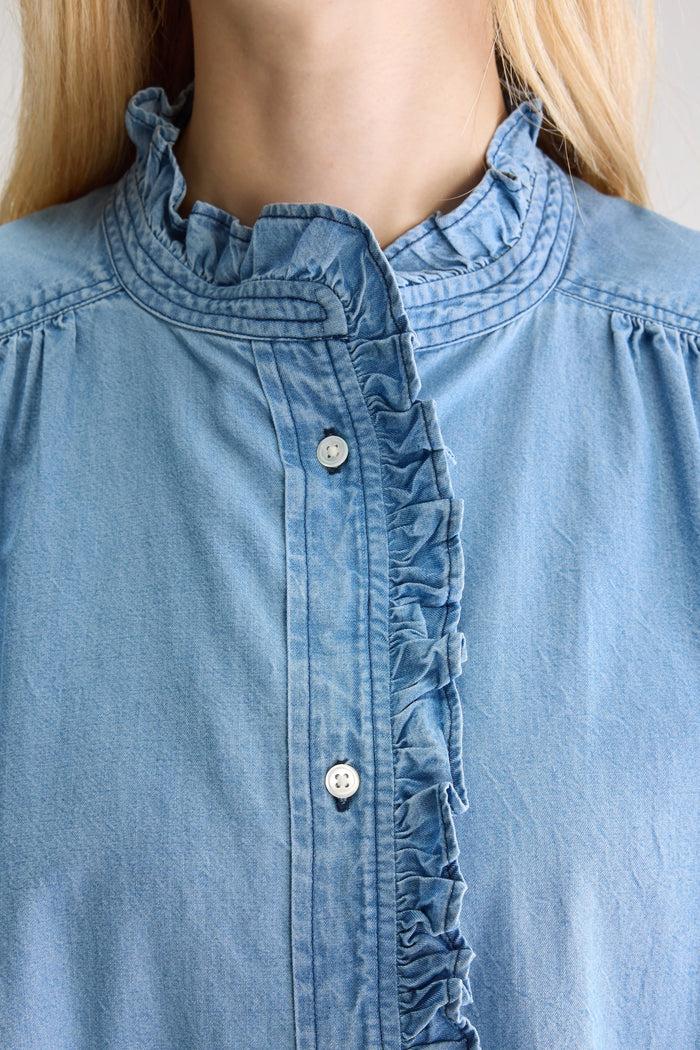 Bellerose Blouse Sans Manches En Denim Pour Femmes