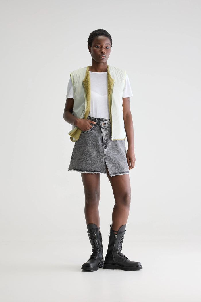 Bellerose Bodywarmer Réversible Vert Pour Femmes