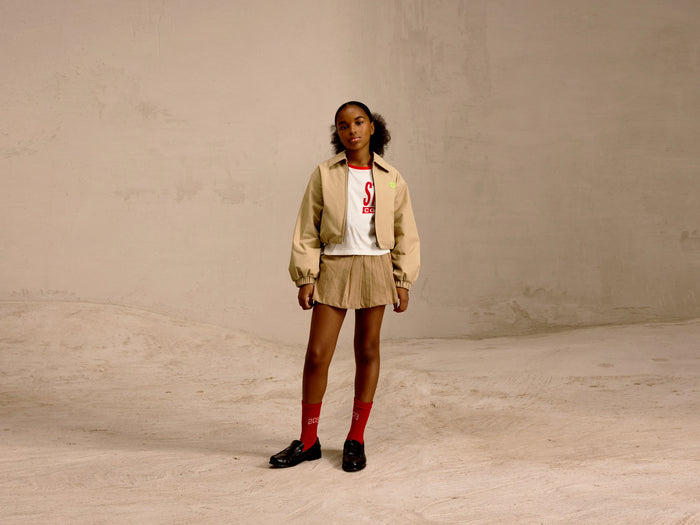 Bellerose Bomber beige pour filles