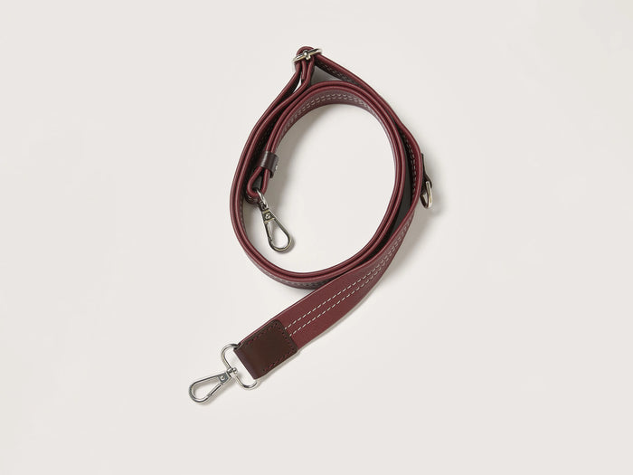 Bellerose Bracelet en cuir bordeaux pour femmes