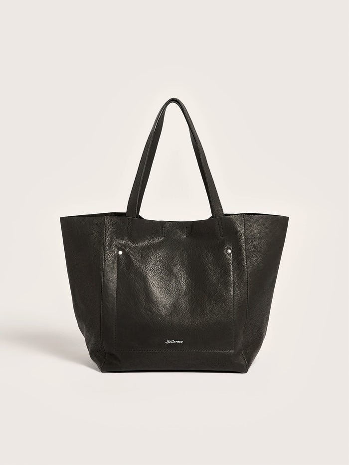 Bellerose Cabas En Cuir Noir Pour Femmes
