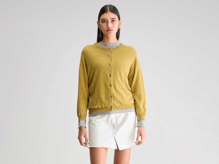 Bellerose Cardigan Beige Pour Femmes