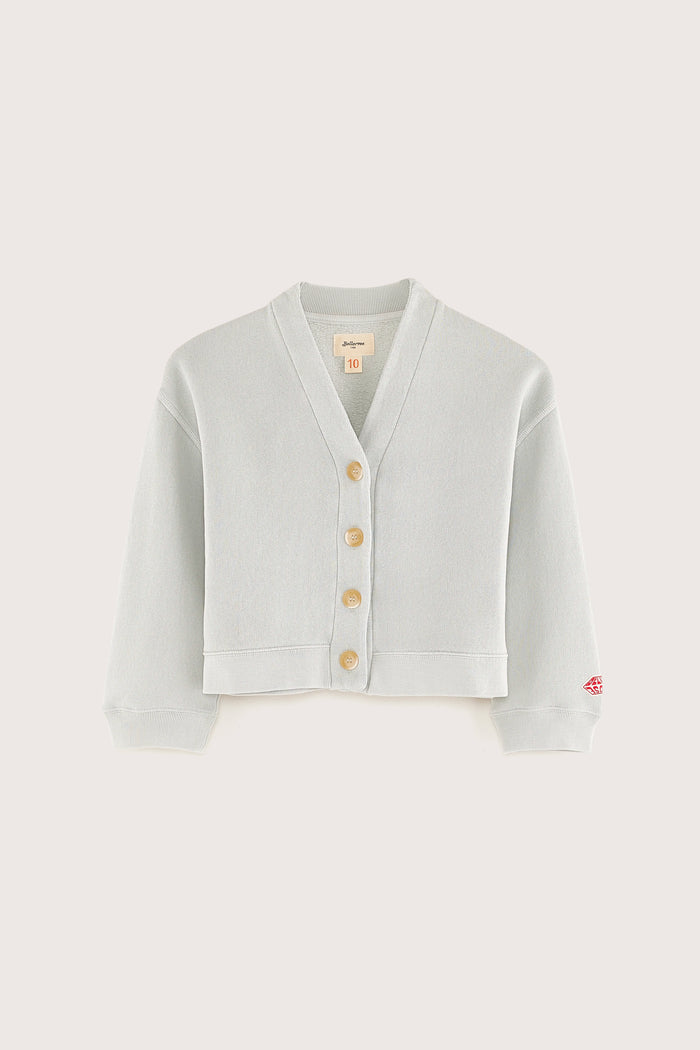 Bellerose Cardigan Bleu à Col V Pour Filles