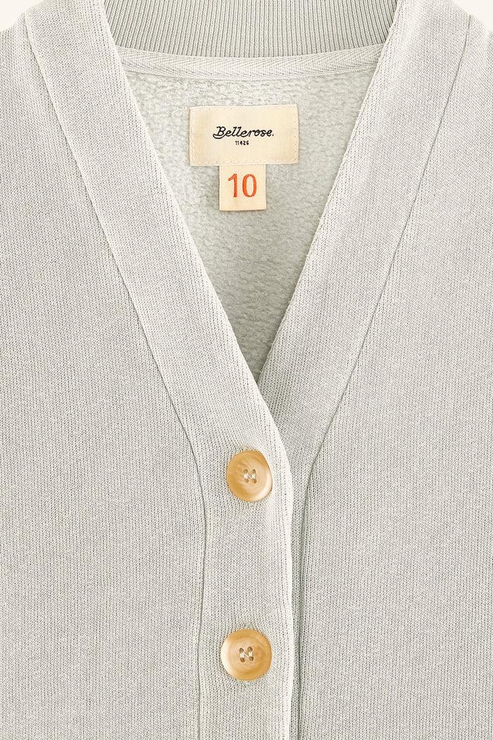 Bellerose Cardigan Bleu à Col V Pour Filles