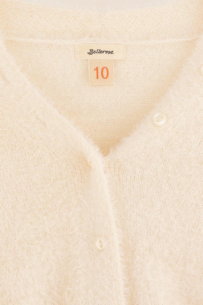 Bellerose Cardigan Court écru Pour Filles
