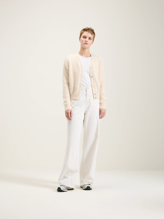 Bellerose Cardigan En Angora écru Pour Femmes