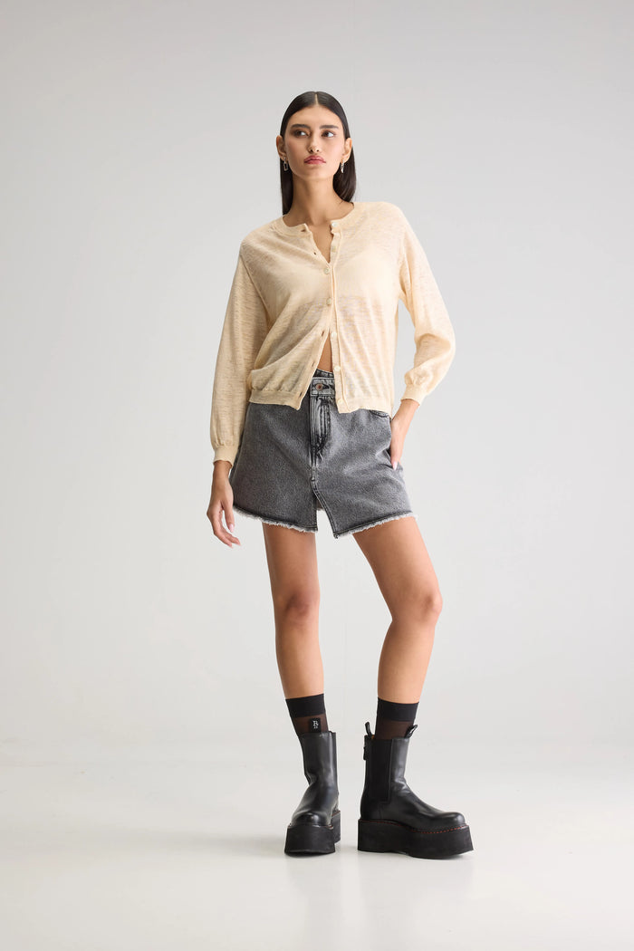 Bellerose Cardigan Ivoire Pour Femmes