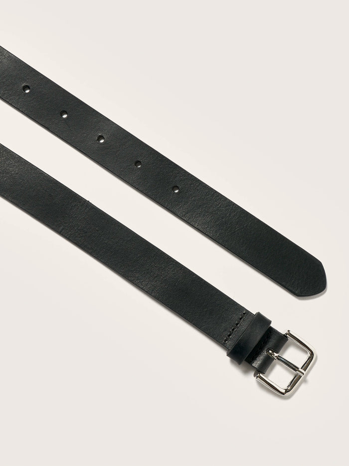 Bellerose Ceinture En Cuir Noir Pour Hommes