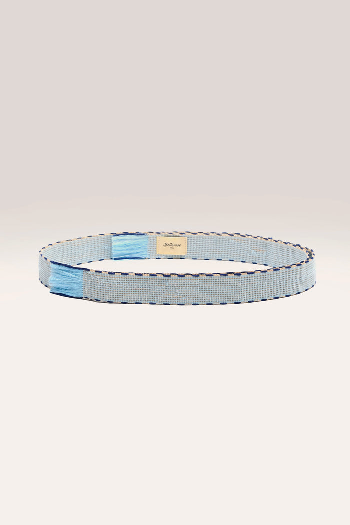 Bellerose Ceinture Tissée Bleue Pour Femmes