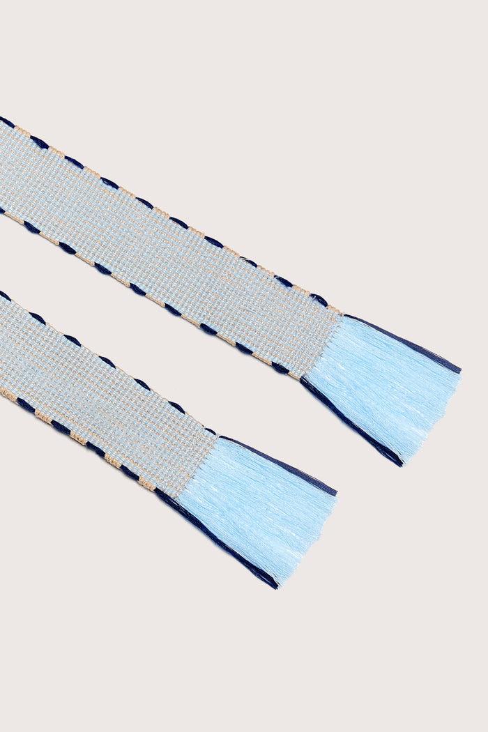 Bellerose Ceinture Tissée Bleue Pour Femmes