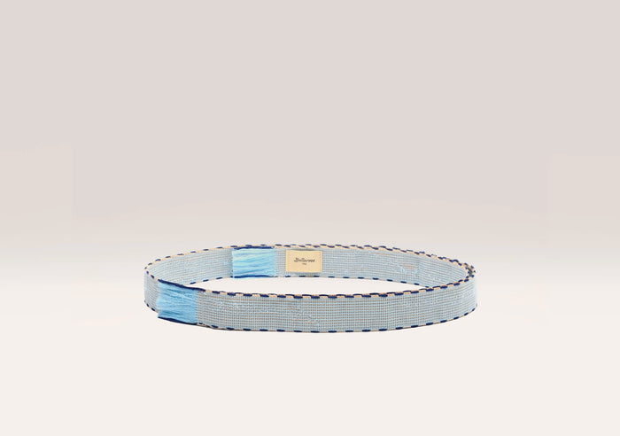 Bellerose Ceinture Tissée Bleue Pour Femmes