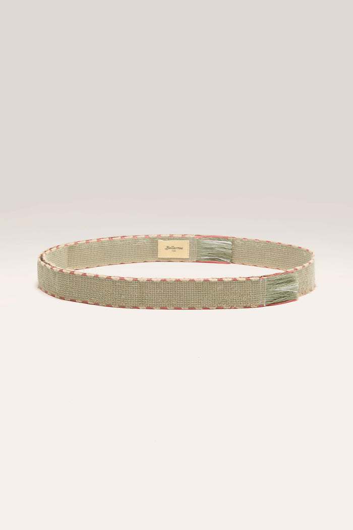 Bellerose Ceinture Tissée Kaki Pour Femmes