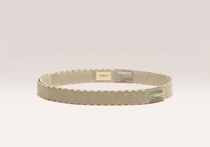 Bellerose Ceinture Tissée Kaki Pour Femmes