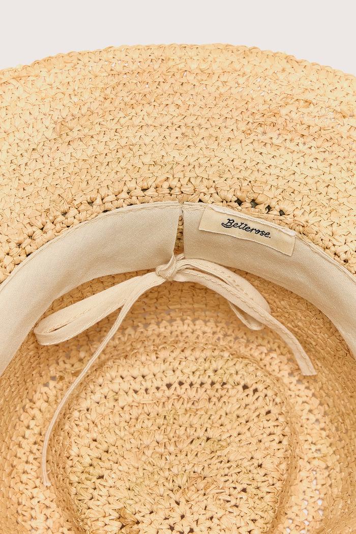 Bellerose Chapeau De Paille Pour Femmes