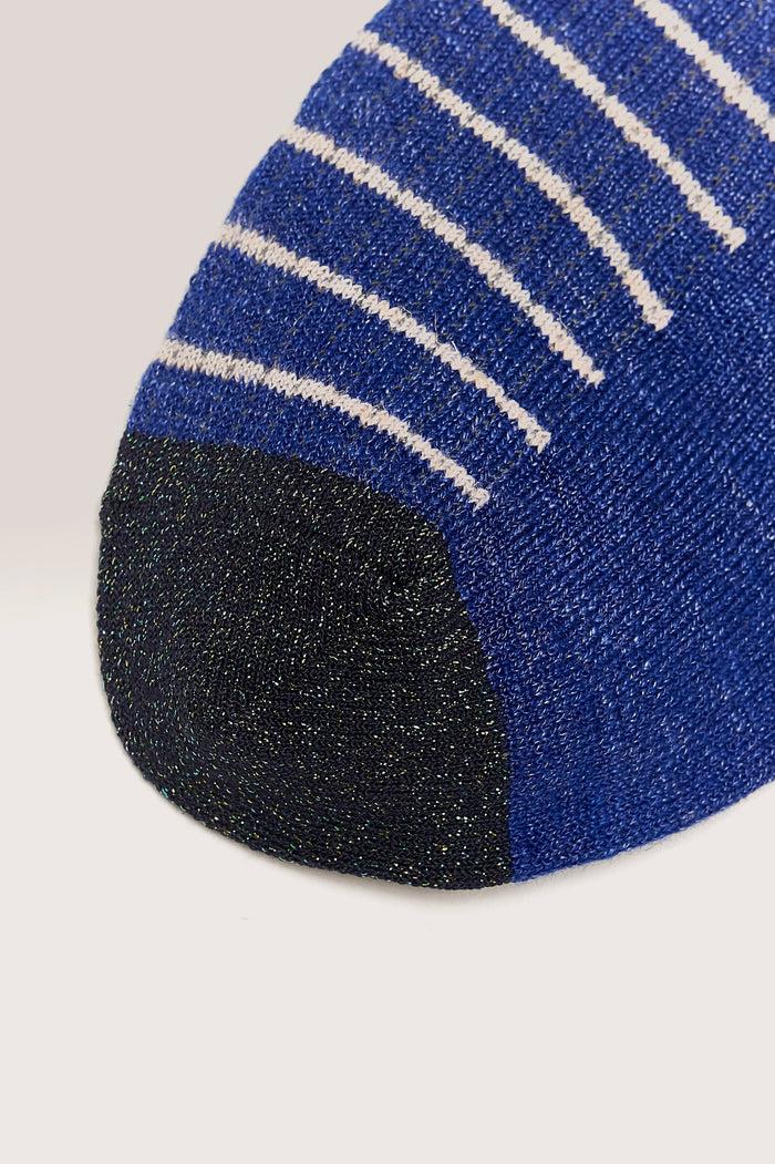 Bellerose Chaussettes Cheville Bleues Pour Femmes