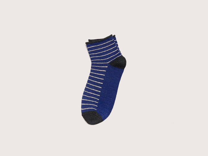 Bellerose Chaussettes Cheville Bleues Pour Femmes