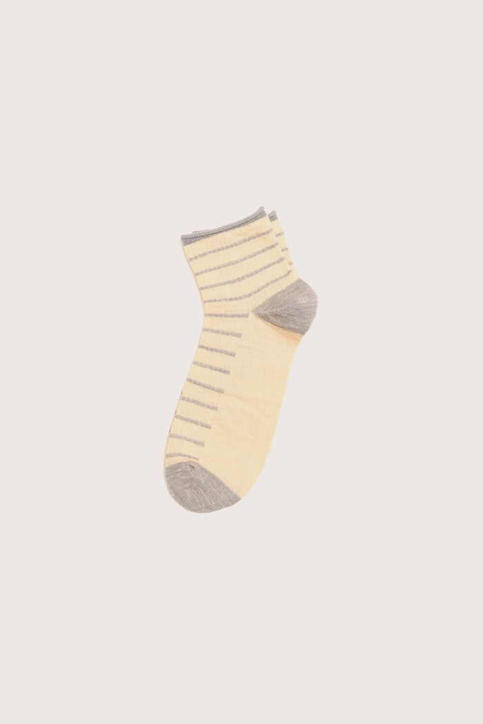 Bellerose Chaussettes Cheville Grises Pour Femmes