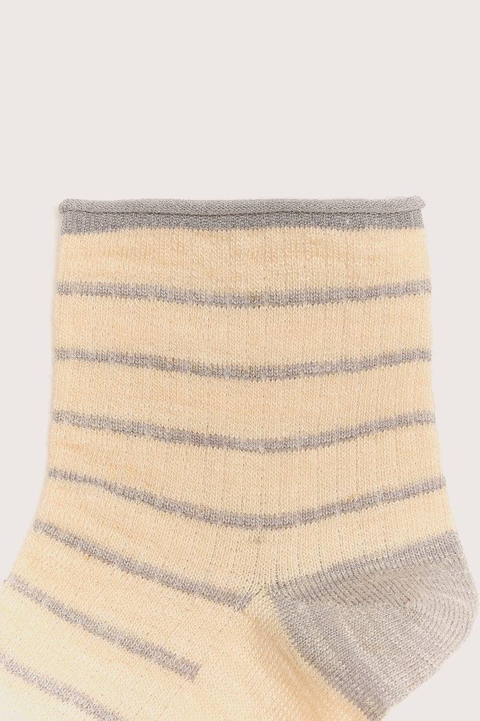 Bellerose Chaussettes Cheville Grises Pour Femmes