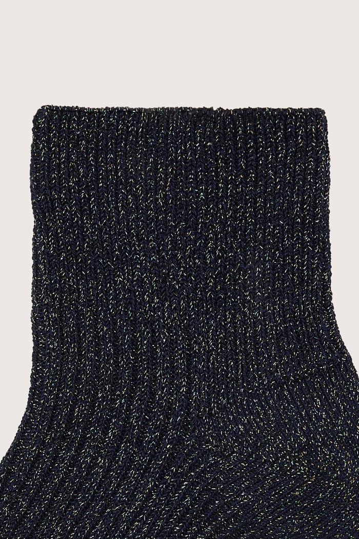 Bellerose Chaussettes Côtelées Bleu Pour Femmes
