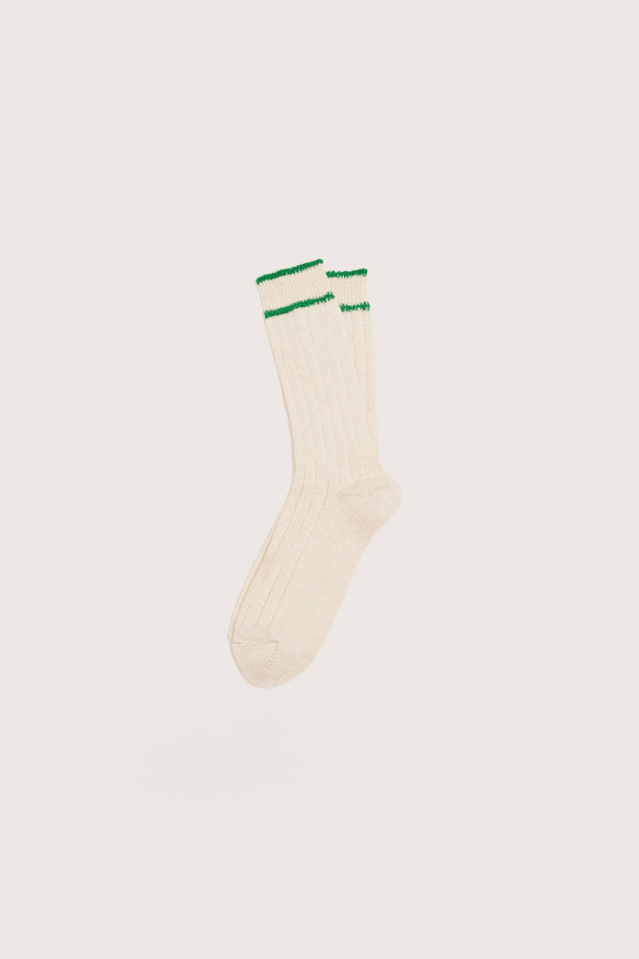 Bellerose Chaussettes Côtelées écrues Pour Homme