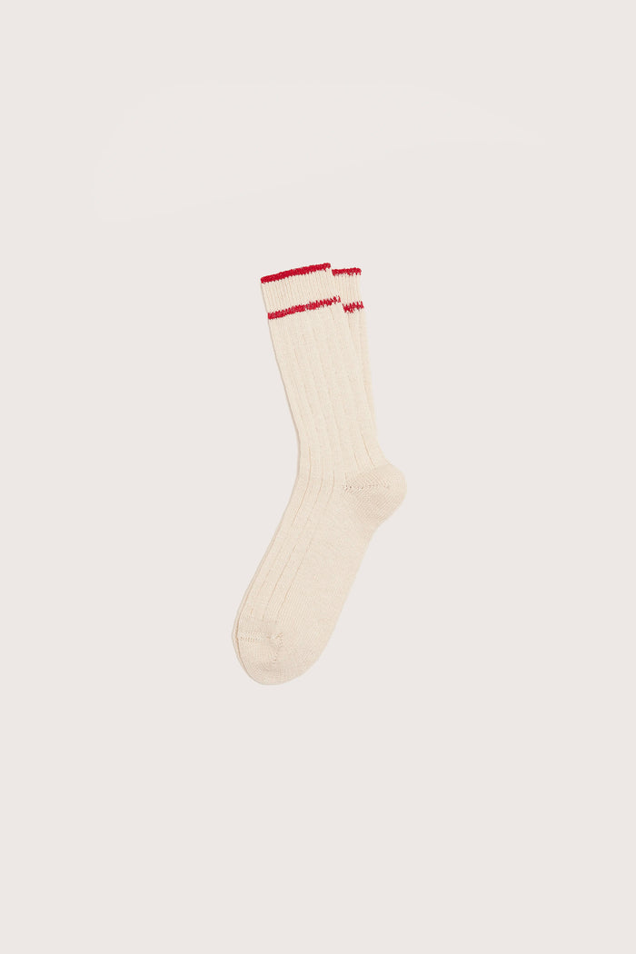 Bellerose Chaussettes Côtelées écrues Pour Homme