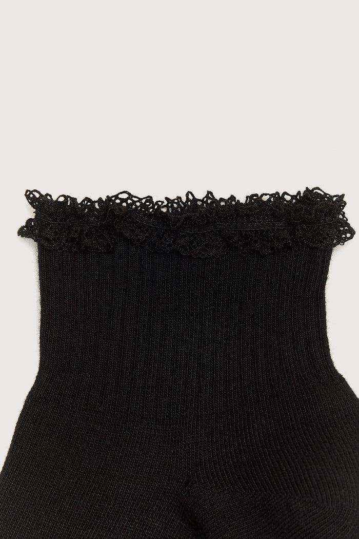 Bellerose Chaussettes Courtes Noires Pour Femmes