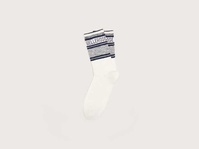 Bellerose Chaussettes écrues avec logo pour homme
