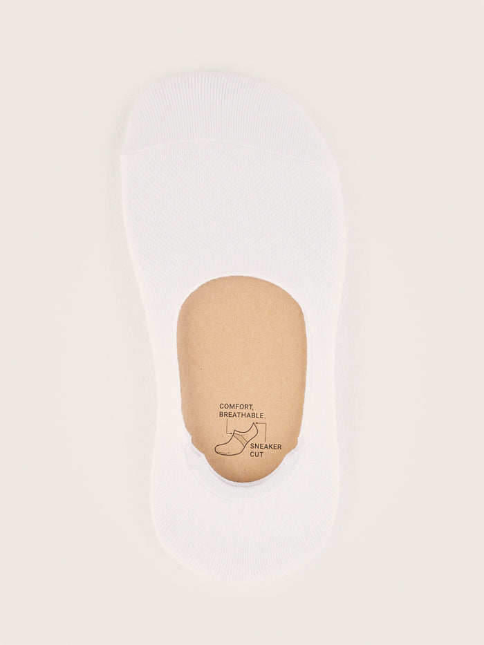 Bellerose Chaussettes Invisibles Blanc Pour Femmes