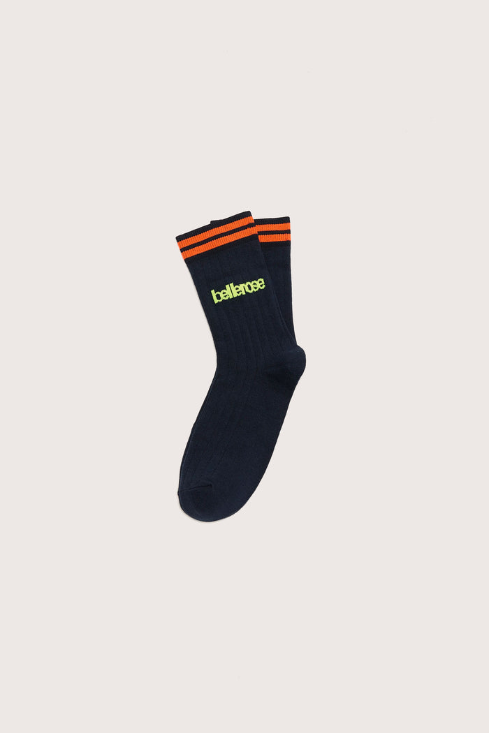 Bellerose Chaussettes Longues Marines Pour Femmes