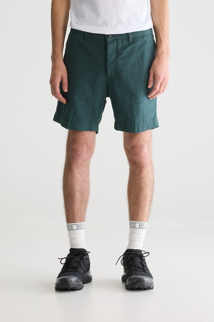 Bellerose Chemise Bleue à Pois à Manches Courtes