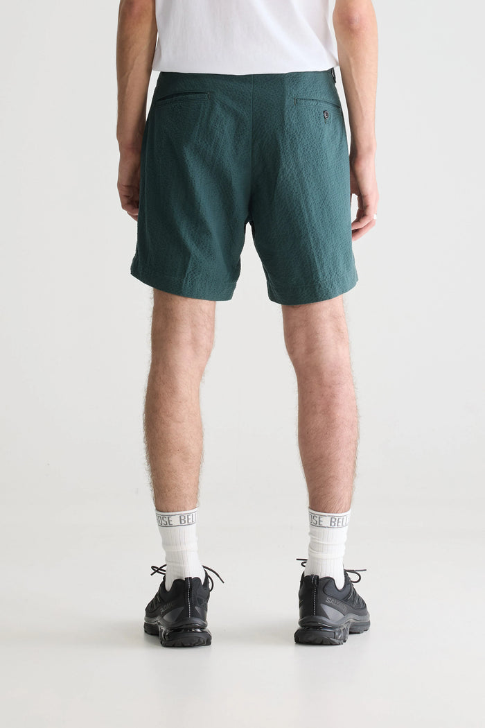 Bellerose Chemise Bleue à Pois à Manches Courtes