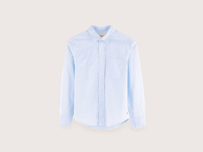 Bellerose Chemise bleue rayée pour garçons