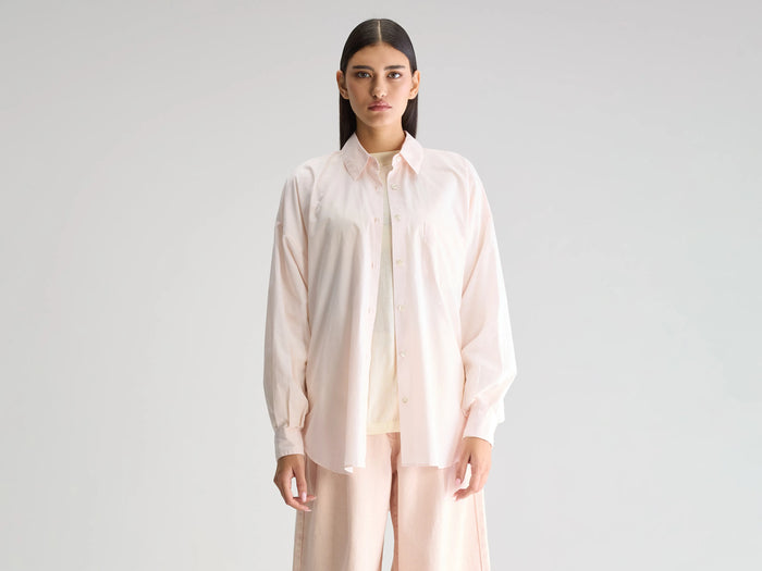 Bellerose Chemise brodée oversize rose pour femmes