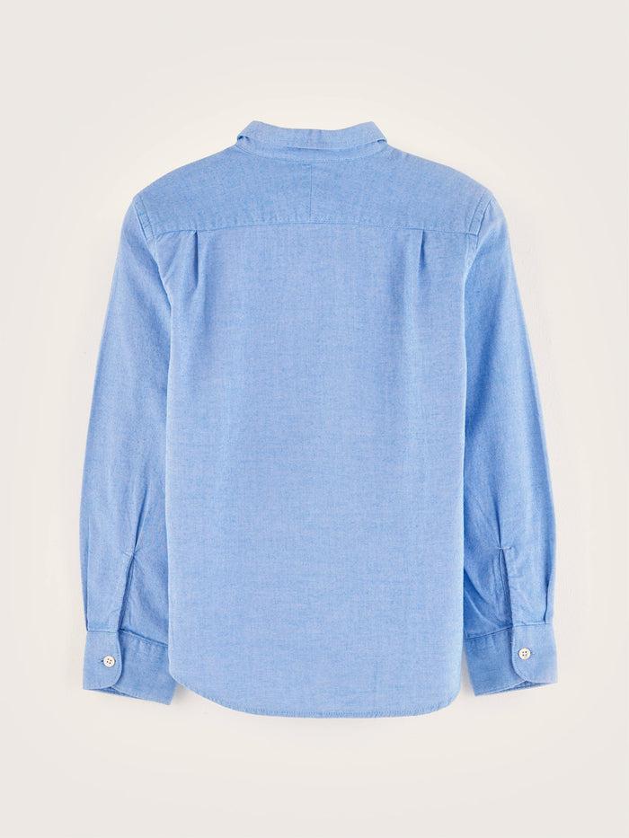 Bellerose Chemise En Coton Bleu Clair Pour Garçons