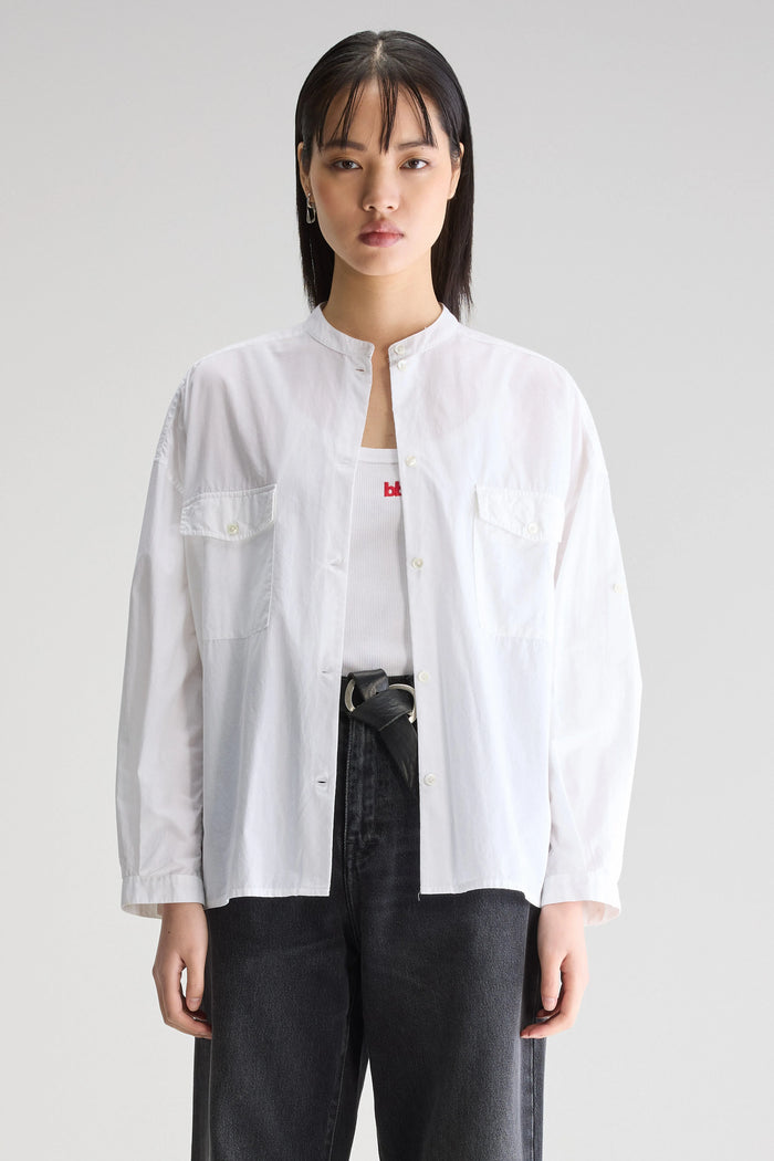 Bellerose Chemise Froissée Blanche Pour Femmes