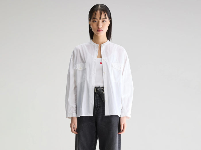 Bellerose Chemise froissée blanche pour femmes