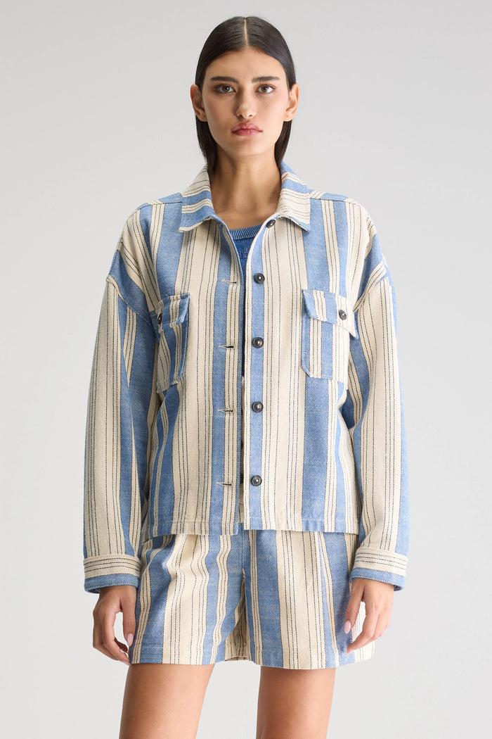 Bellerose Chemise Overshirt Rayée Pour Femmes