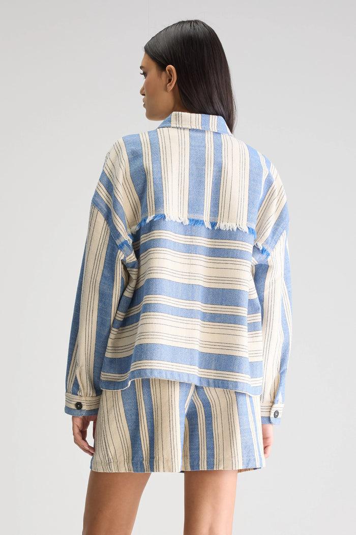 Bellerose Chemise Overshirt Rayée Pour Femmes