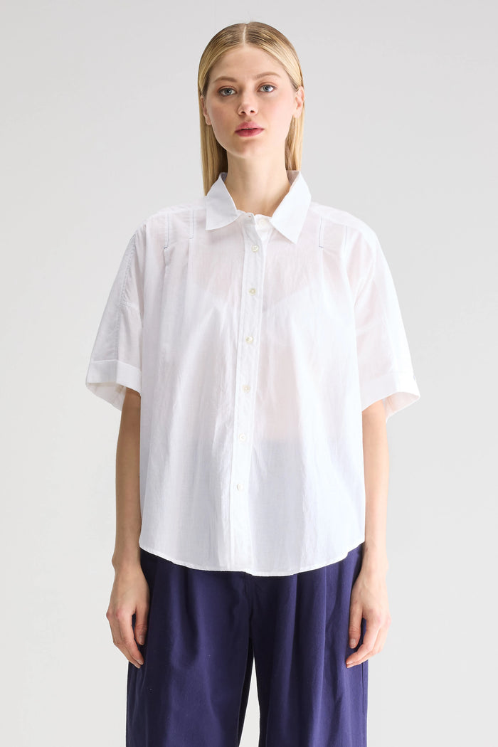 Bellerose Chemise Oversize Blanche Pour Femmes