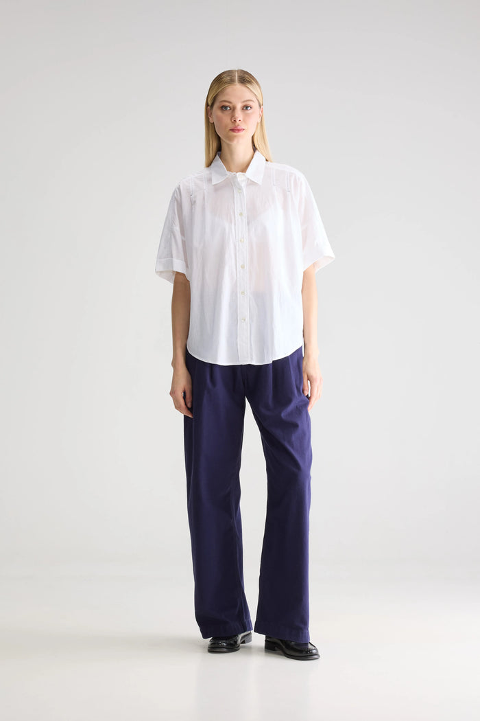 Bellerose Chemise Oversize Blanche Pour Femmes