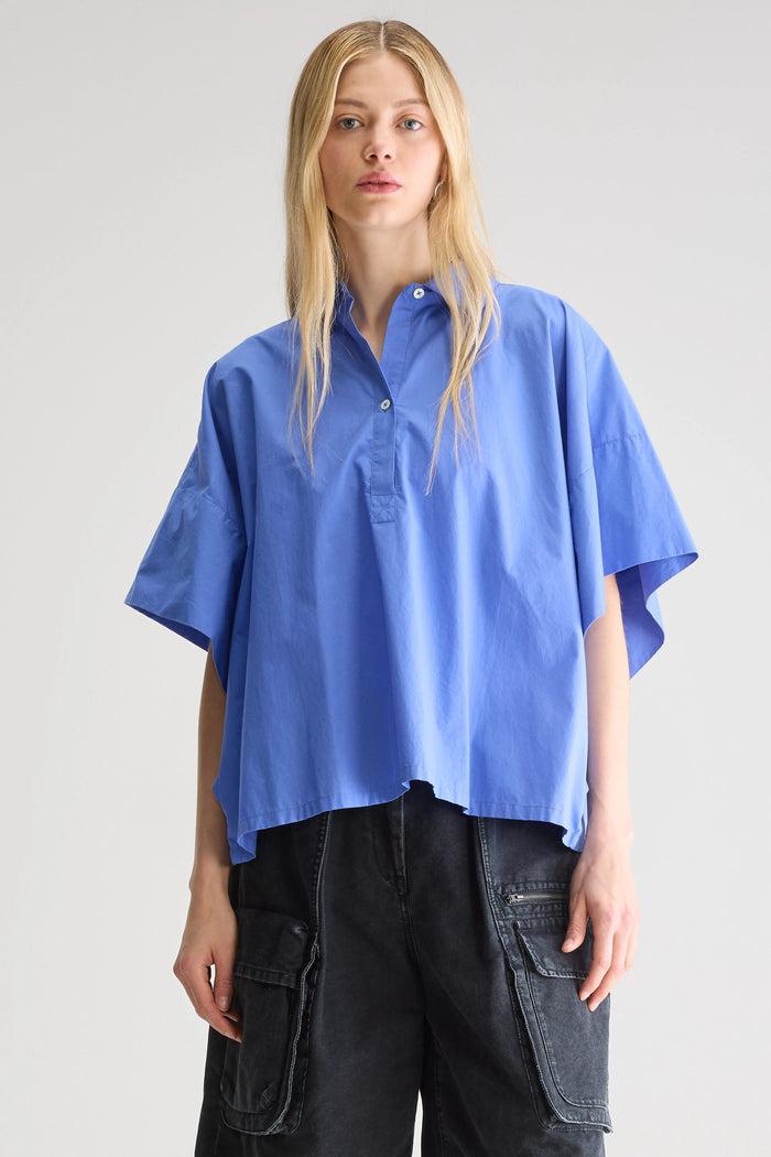 Bellerose Chemise Oversize Bleue Pour Femmes