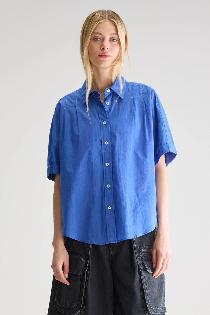 Bellerose Chemise Oversize Bleue Pour Femmes