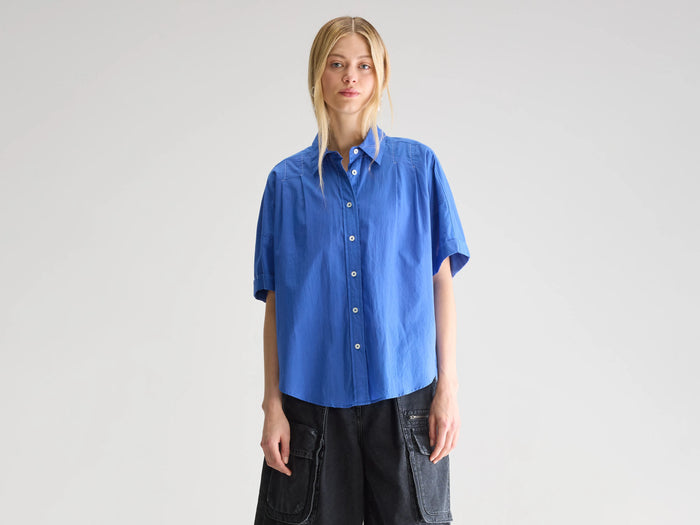 Bellerose Chemise Oversize Bleue Pour Femmes