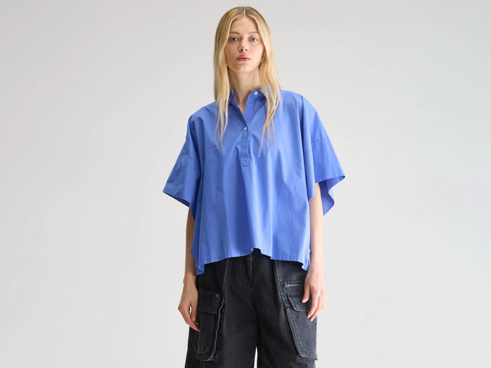Bellerose Chemise Oversize Bleue Pour Femmes