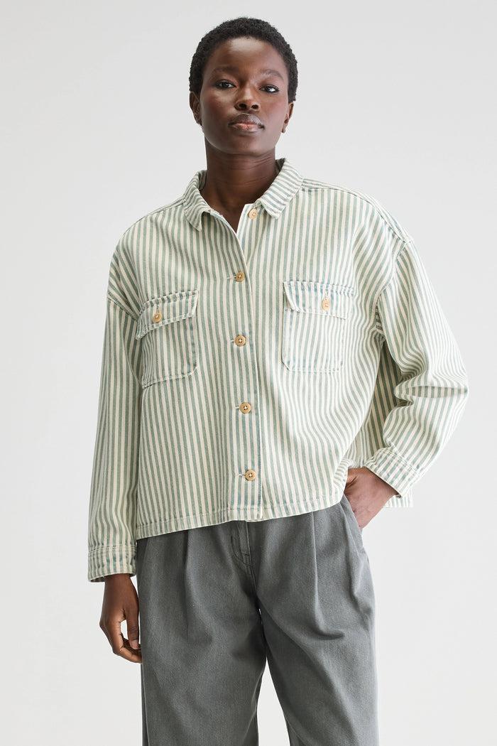 Bellerose Chemise Oversize Rayée Pour Femmes