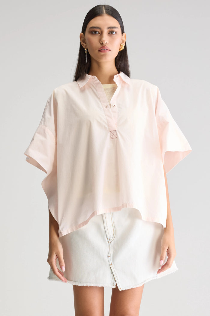 Bellerose Chemise Oversize Rose Pour Femmes