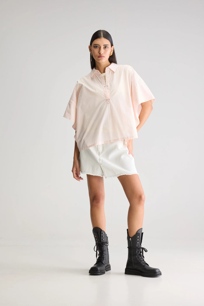 Bellerose Chemise Oversize Rose Pour Femmes